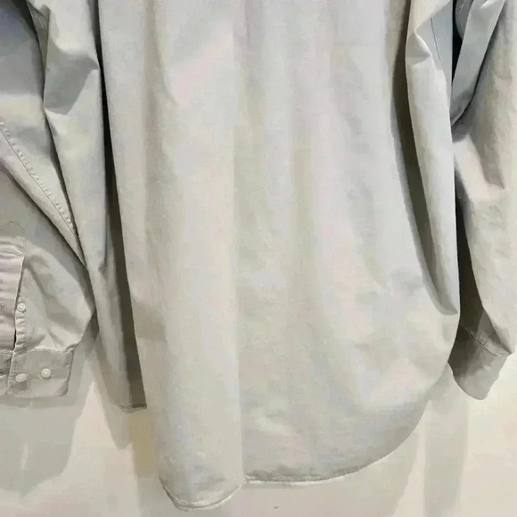 Cutter & Buck Men's XLT Long Sleeve Casual Button-down Dress Shirt Light Gray - Picture 11 of 16